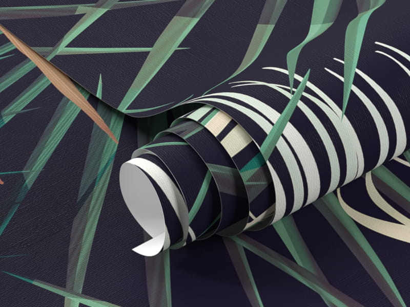 Fototapeta Jasne tropikalne liście fragment #1