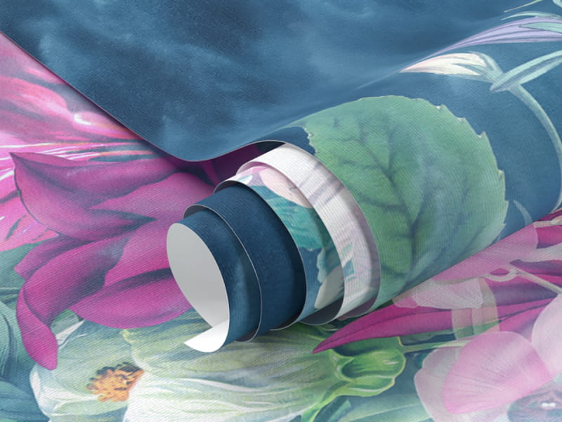 Fototapeta Kwiaty we mgle fragment #1