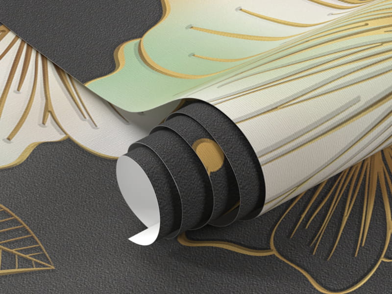 Fototapeta Złoty kwiat fragment #1