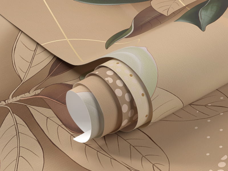 Fototapeta Wiecznie zielona magnolia fragment #1