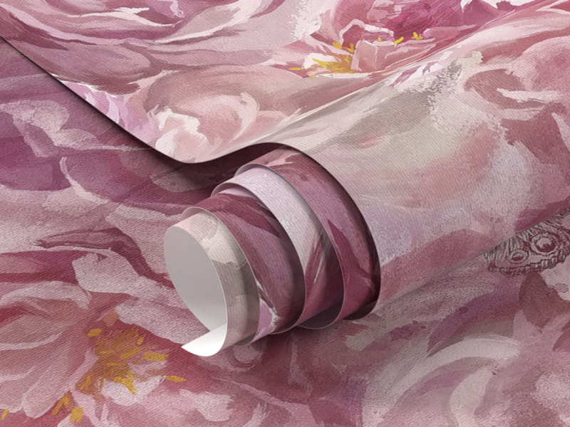 Fototapeta Różowa piwonia fragment #1