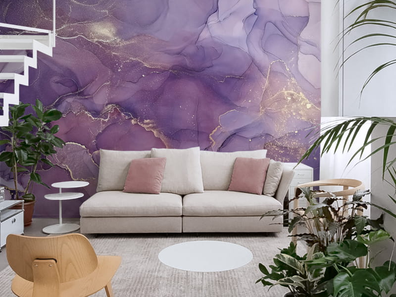 Fototapeta Fascynujący dystans we wnętrzu salonu