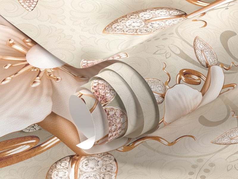 Fototapeta Złoto w kolorach 3D fragment #1