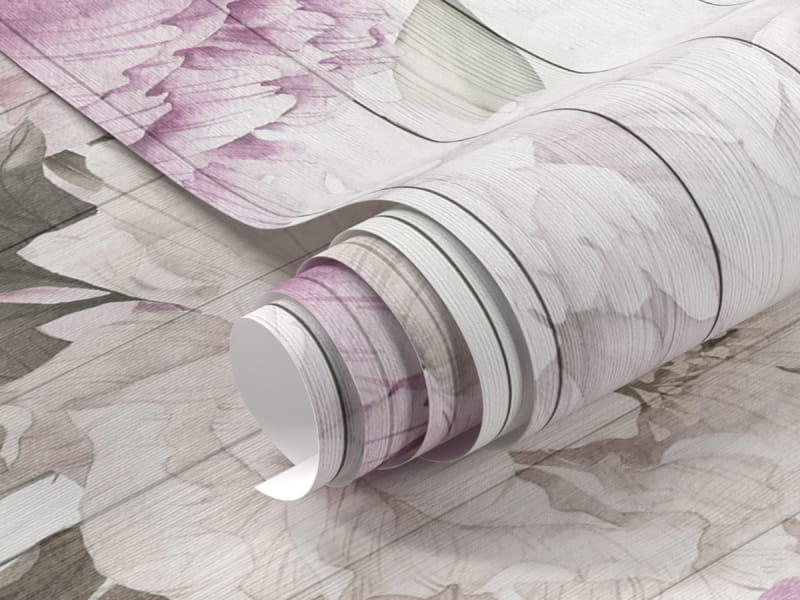 Fototapeta Piwonie akwarelowe fragment #1