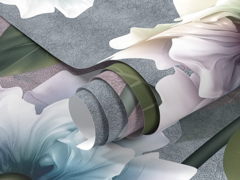 Fototapeta Nocne kwiaty 3D fragment #1