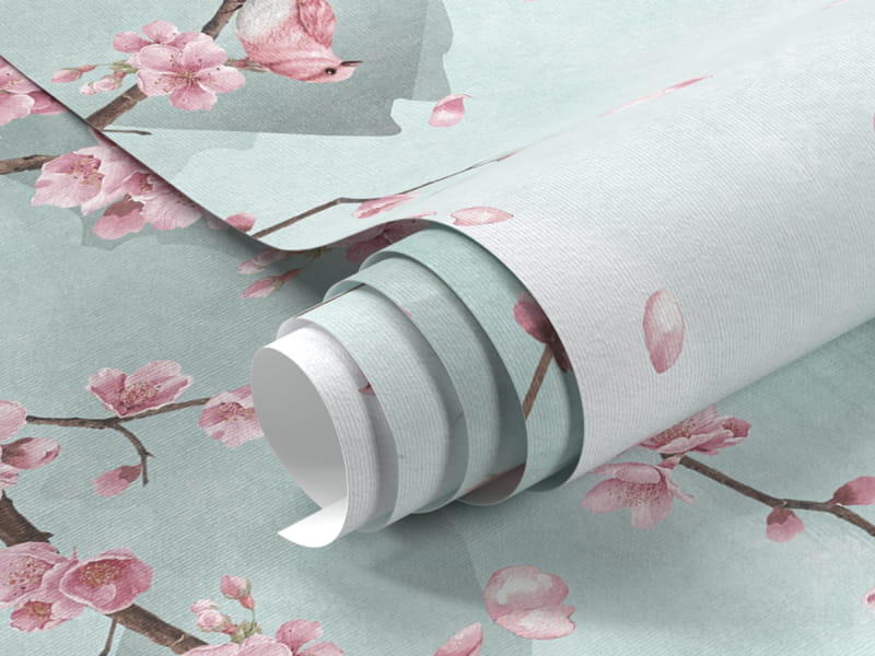 Fototapeta Sakura pod księżycem fragment #1