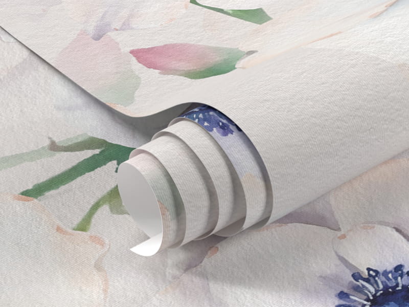 Fototapeta Białe anemony fragment #1