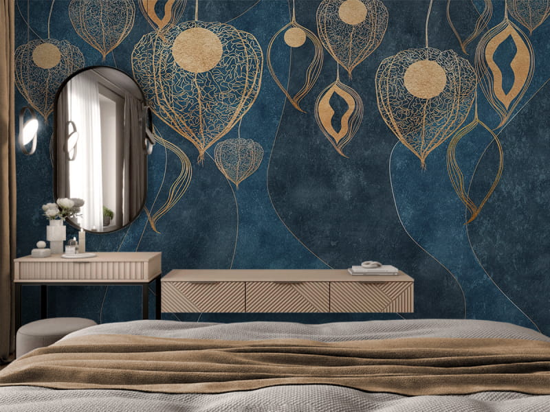 Fototapeta Owoce Physalis we wnętrzu sypialni