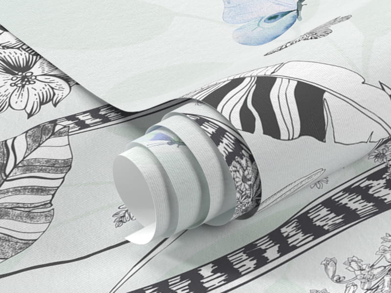 Fototapeta Ogród motyli fragment #1