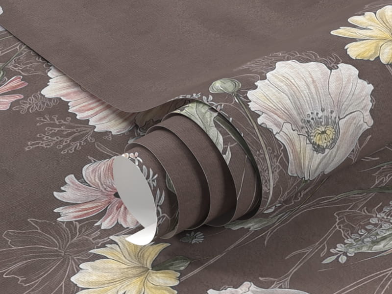 Fototapeta Pole polnych kwiatów fragment #1