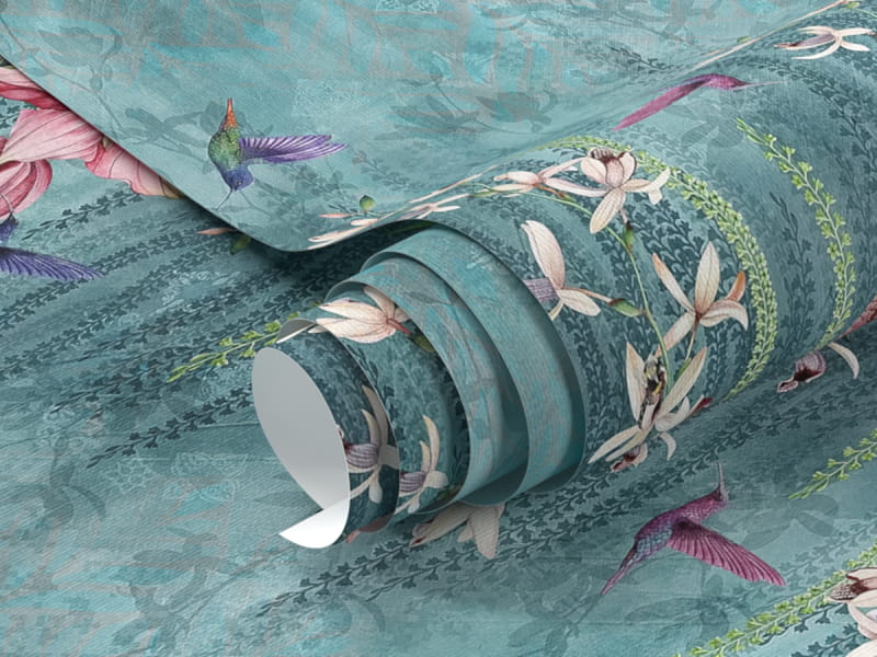 Fototapeta Piękne tropikalne kwiaty fragment #1