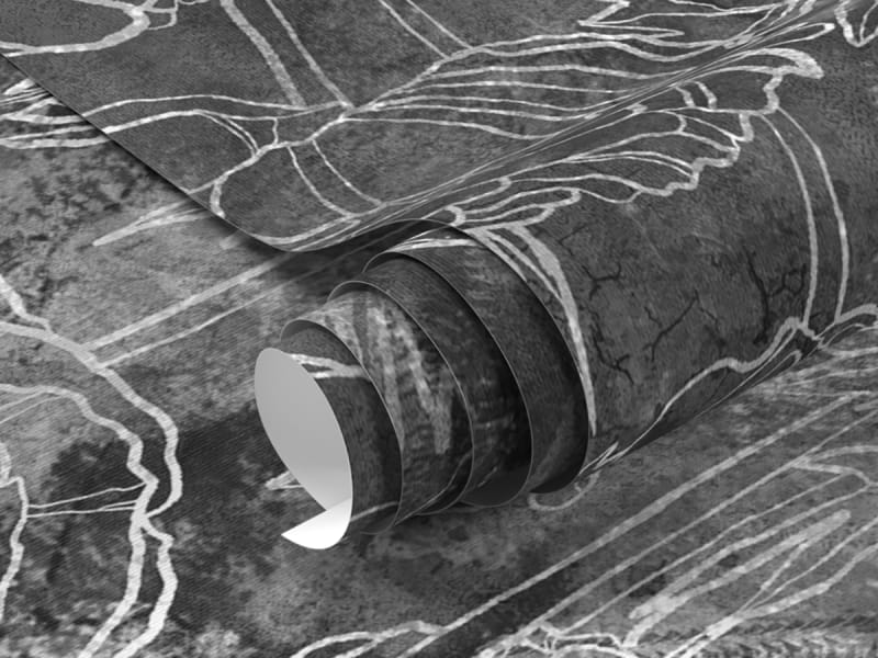 Fototapeta Duże róże, rysunek fragment #1