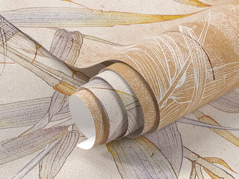 Fototapeta Chiński bambus, rysunek fragment #1