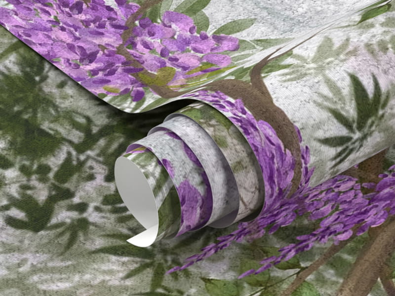 Fototapeta Kwitnąca glicynia fragment #1