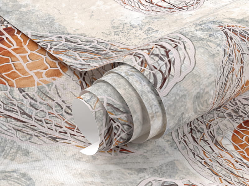 Fototapeta Miechunka, akwarela fragment #1