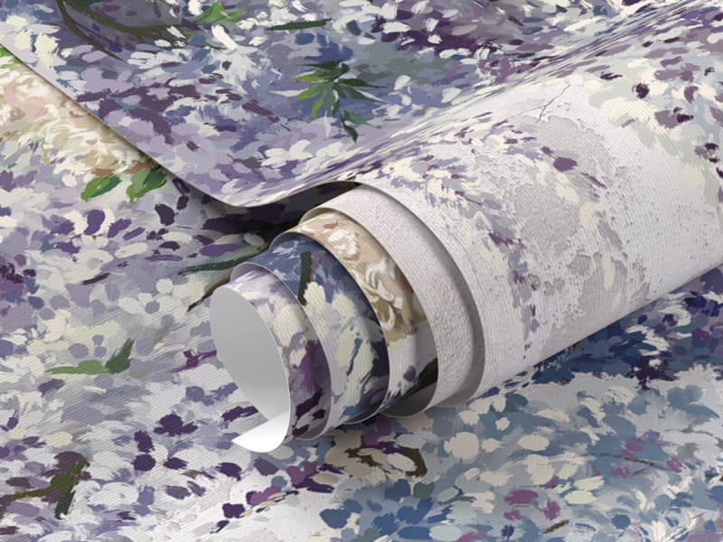 Fototapeta Liliowe gałązki fragment #1