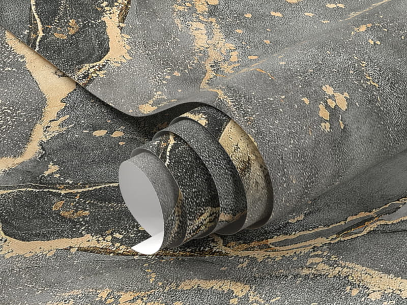 Fototapeta Fluid szary fragment #1