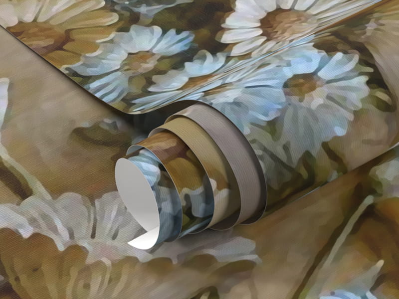 Fototapeta Stokrotki 3D fragment #1