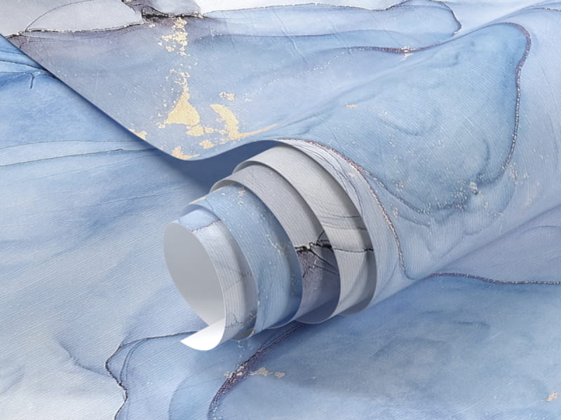 Fototapeta Jasnoniebieski płyn fragment #1