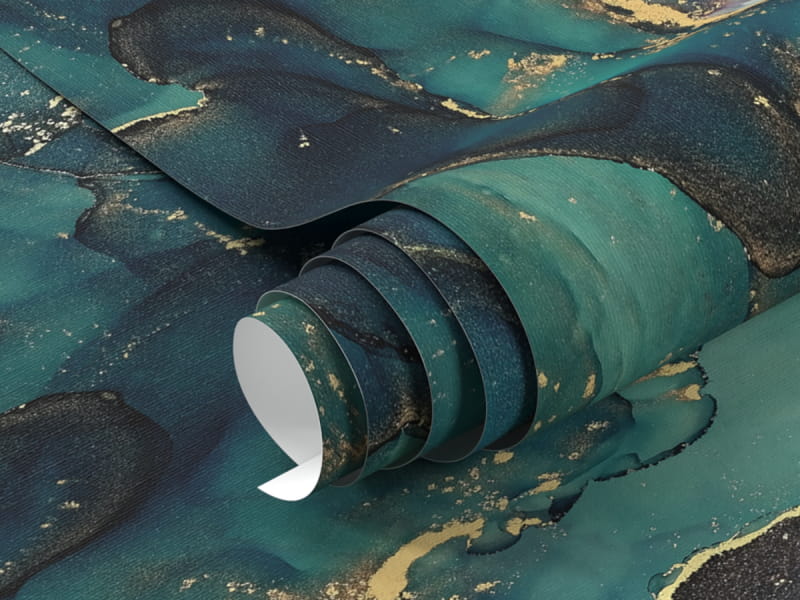 Fototapeta Niebieski płyn fragment #1