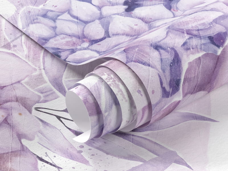 Fototapeta Liliowa hortensja fragment #1