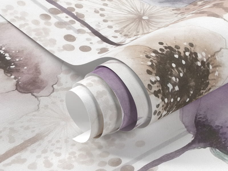 Fototapeta Liliowe maki fragment #1