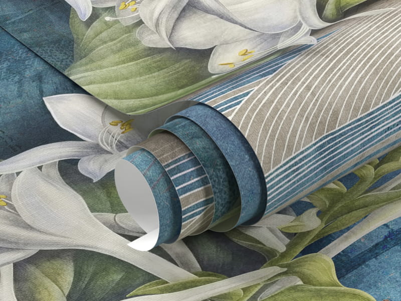 Fototapeta Delikatne kwiaty lilii fragment #1