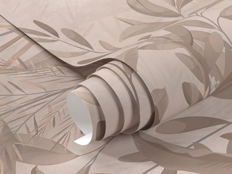 Fototapeta Beżowe liście, wzór fragment #1