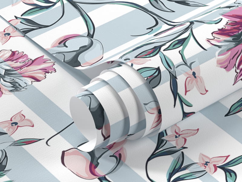 Fototapeta Liliowe piwonie fragment #1