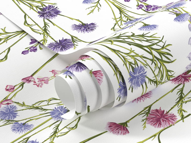 Fototapeta Wiosenne kwiaty łąkowe fragment #1