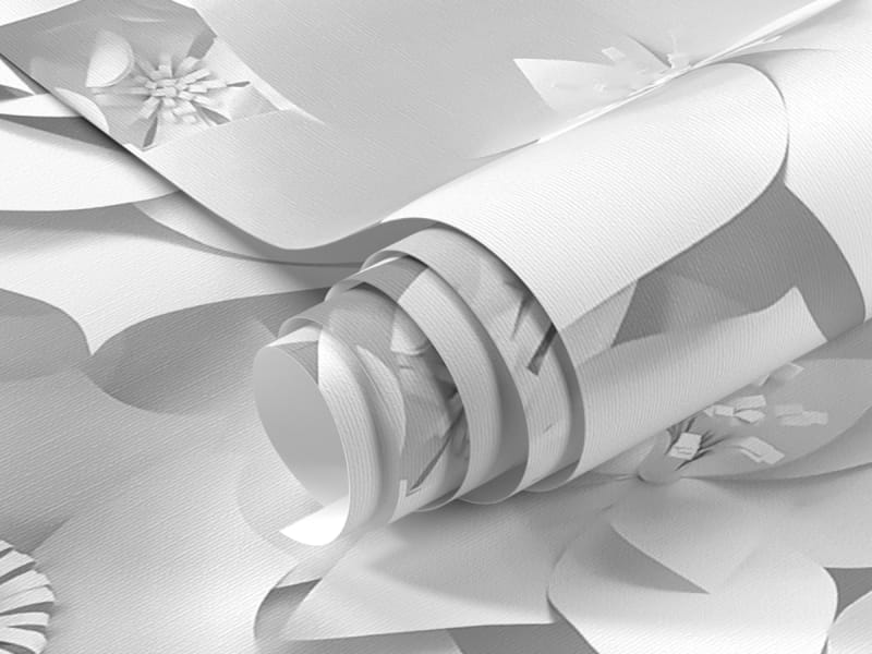 Fototapeta Kwiaty śnieżnobiałe 3D fragment #1