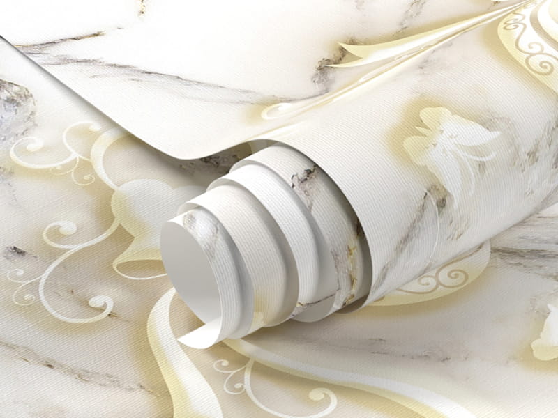 Fototapeta  Kwiaty na marmurze fragment #1