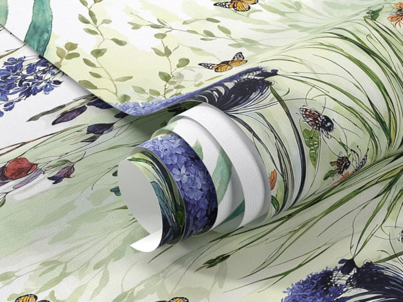 Fototapeta Barwne kwiaty pól fragment #1