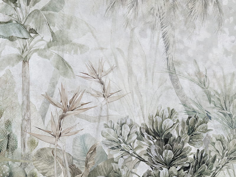 Fototapeta Akwarelowa dżungla