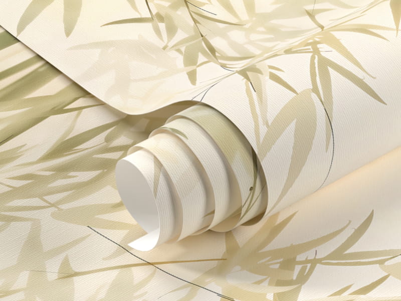 Fototapeta Słoneczny las bambusowy fragment #1