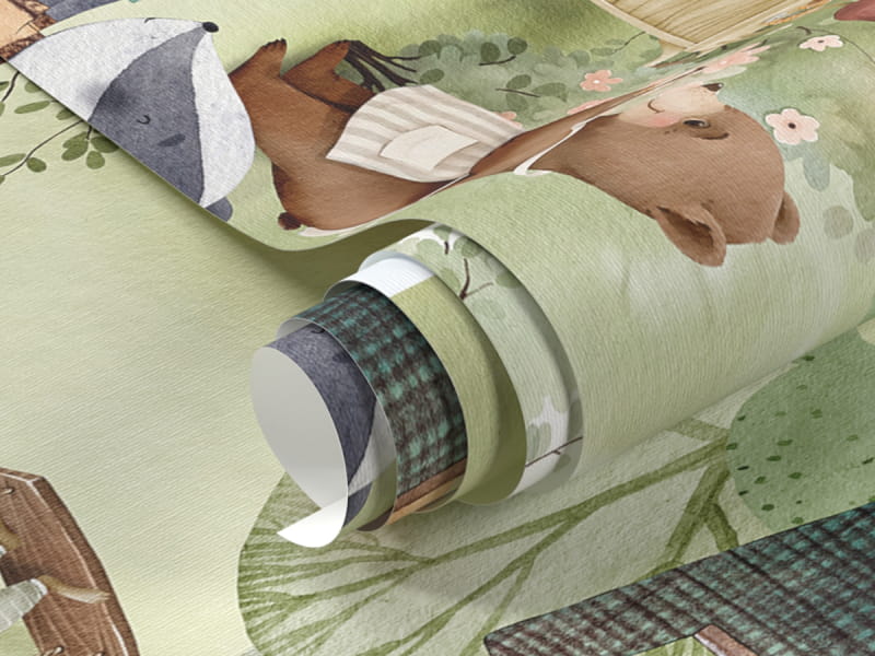 Fototapeta Cudowny dzień dla zwierząt leśnych fragment #1