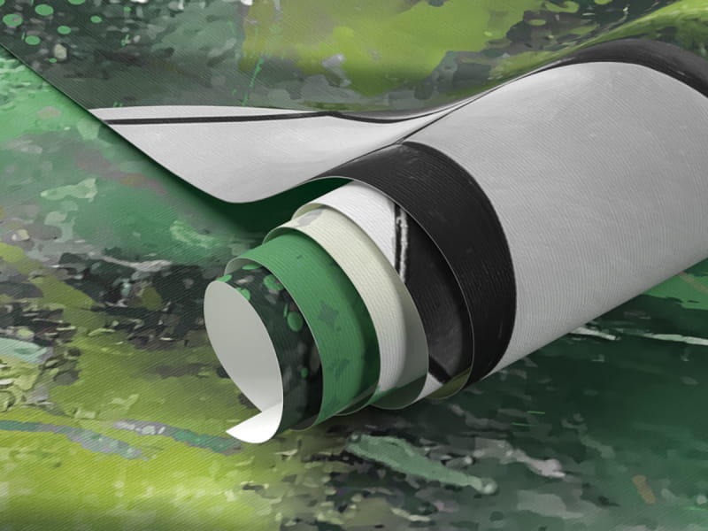 Fototapeta Piłka nożna na zielonym tle fragment #1