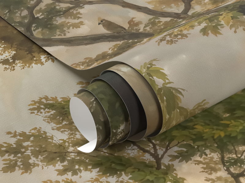 Fototapeta Piękny park, malarstwo fragment #1