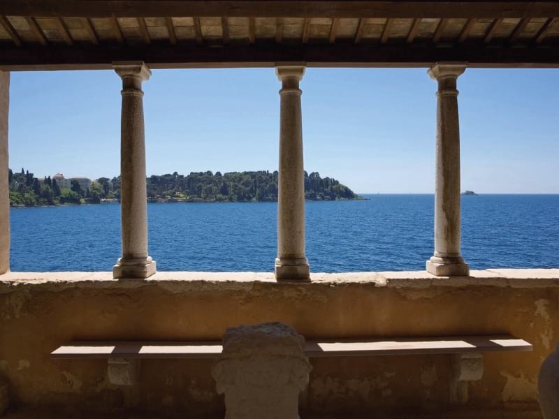 Fototapeta Balkon w Chorwacji