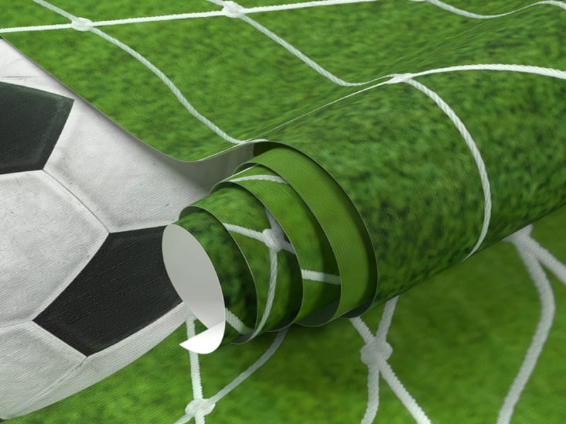 Fototapeta Piłka w siatce fragment #1