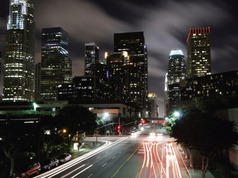 Fototapeta Noc Los Angeles