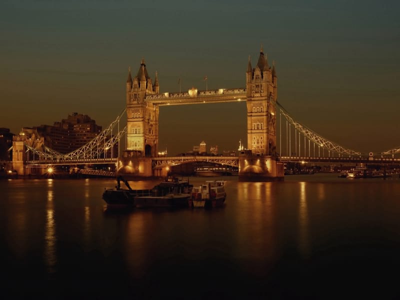 Fototapeta Tower Bridge w nocy