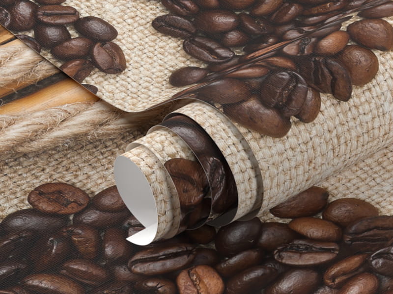 Fototapeta Ziarna kawy fragment #1