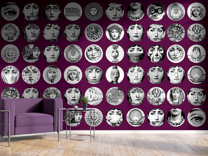 Fototapeta Fornasetti на відкритій стіні