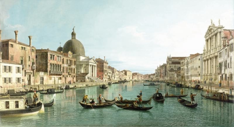 Fototapeta Canale Grande, Canaletto