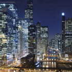 Miniatura fototapety Chicago nocą