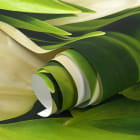 Miniatura fototapety Białe tulipany fragment #1