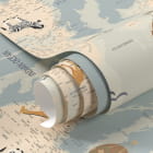 Miniatura fototapety Mapa świata ze zwierzętami fragment #1