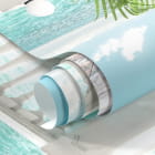 Miniatura fototapety Okno z widokiem na morze fragment #1