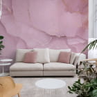 Miniatura fototapety Luksusowy różowy marmur we wnętrzu salonu